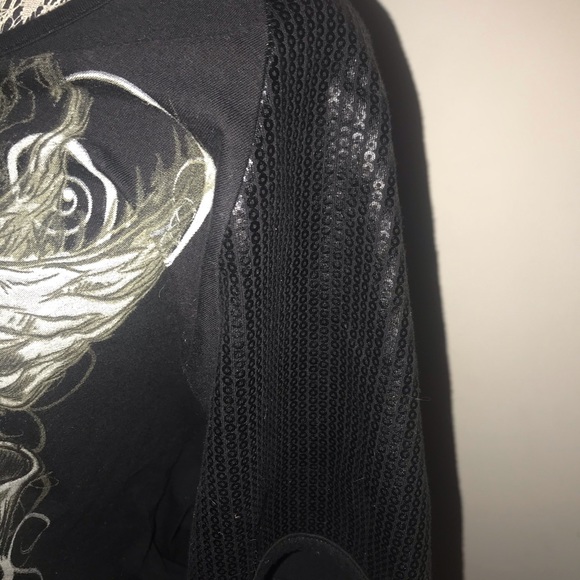 Harley Davidson Top Sequin - Picture 4 of 5